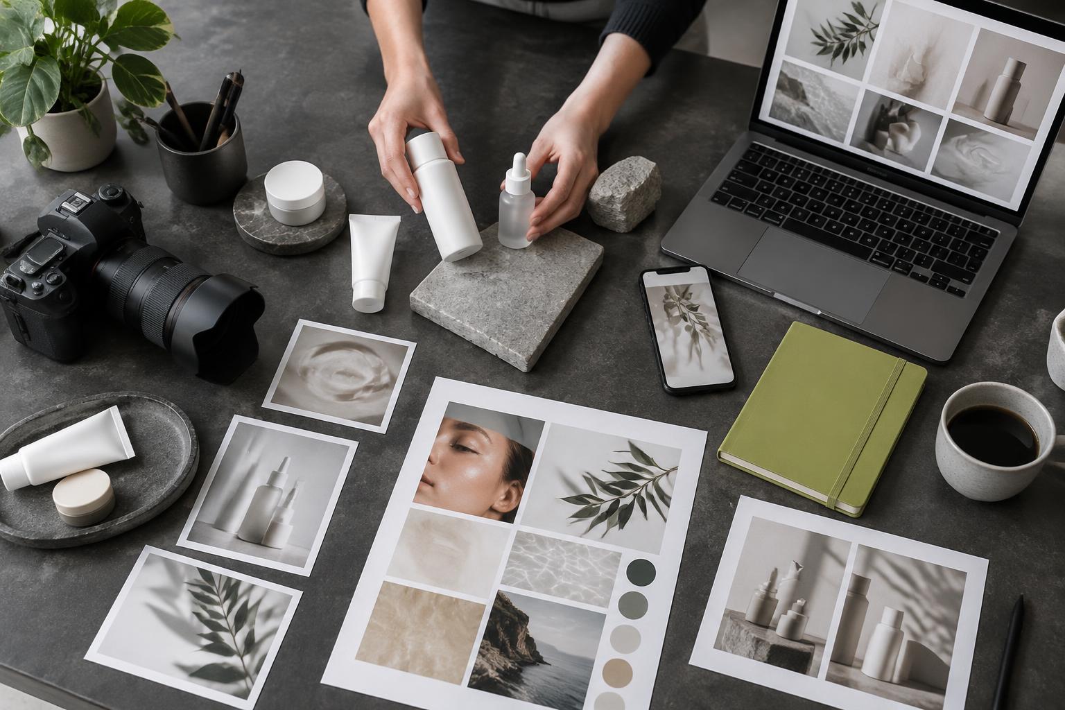 Ad creative being produced for a campaign